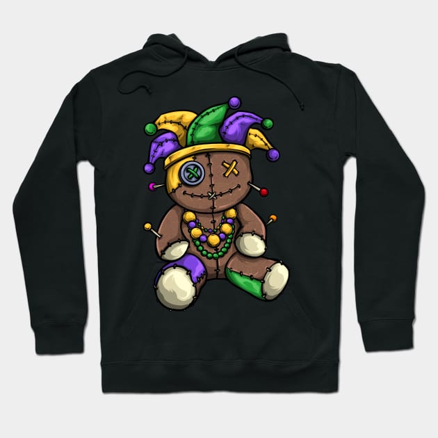 Mardi Gras Voodoo Doll Hoodie by KAWAIITEE